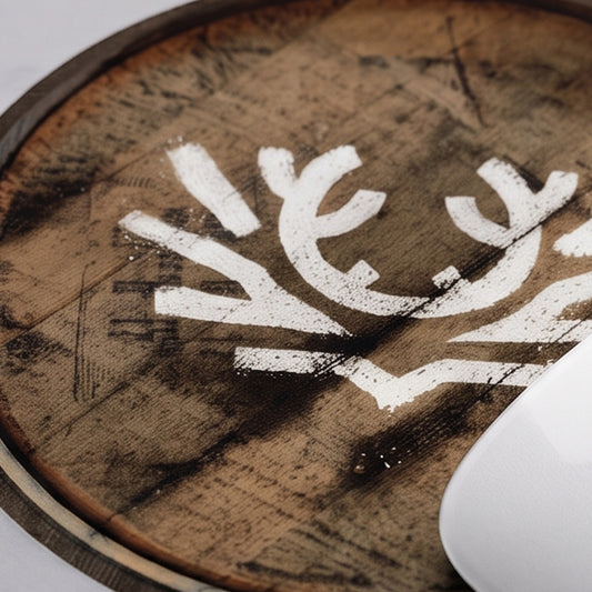 Whisky cask mouse mat