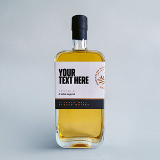 Personalised 500ml flat
