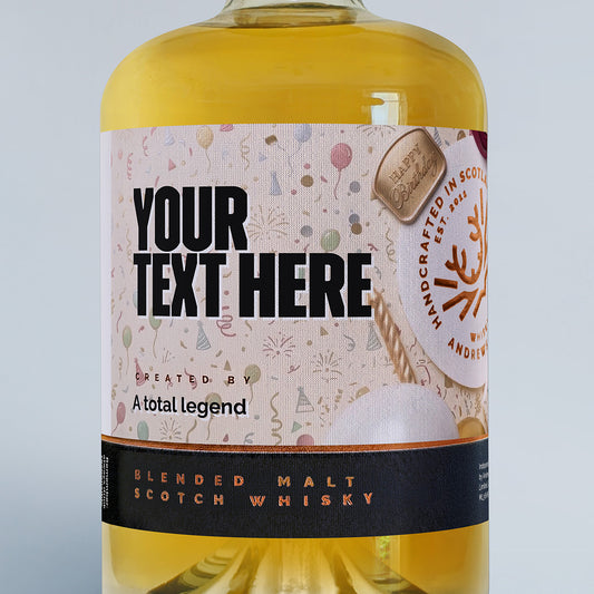 Custom whisky 500ml round