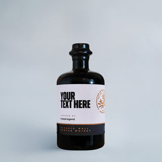 Personalised 500ml round (black)