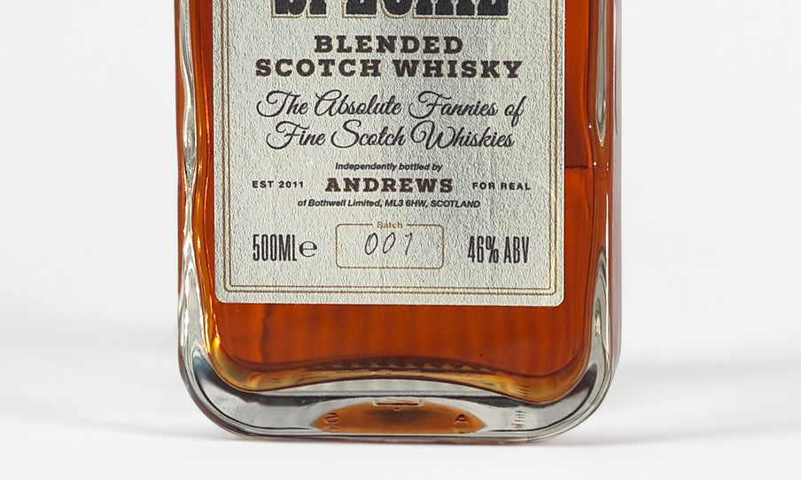 Doctors' Special blended scotch whisky label