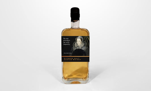 Mary Queen of Scots blended malt scotch whisky bottle 