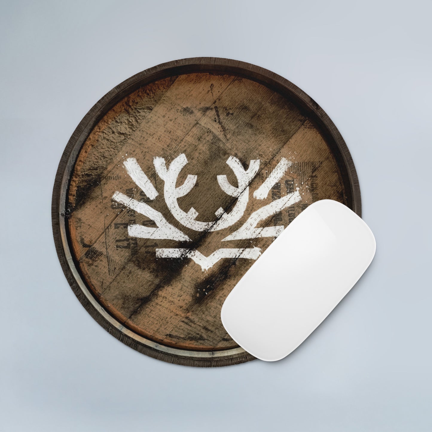 Whisky cask mouse mat