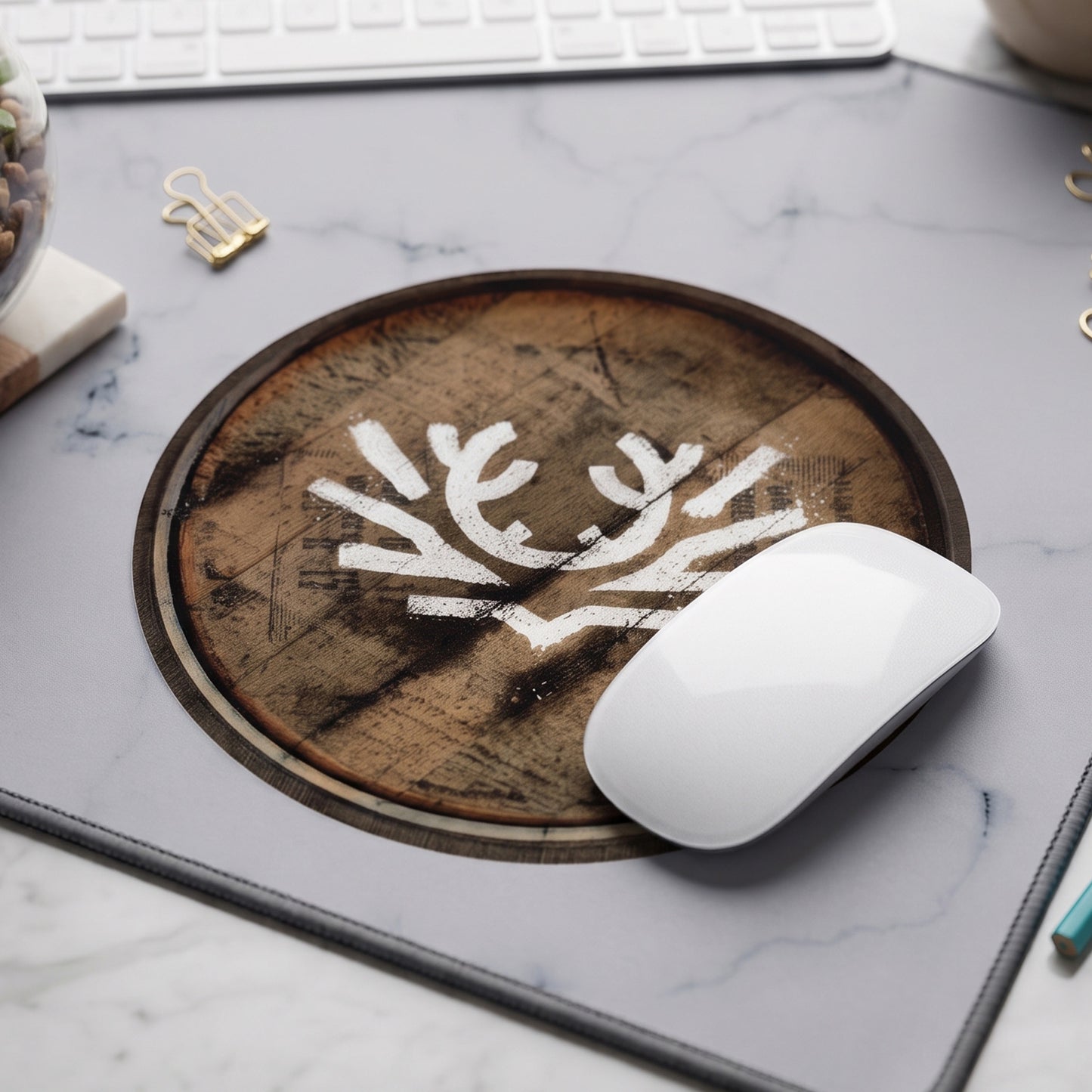 Whisky cask mouse mat
