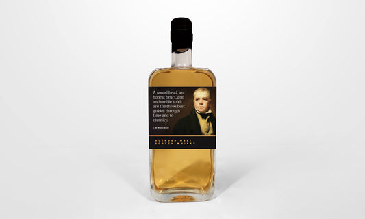 Sir Walter Scott blended malt scotch whisky bottle 