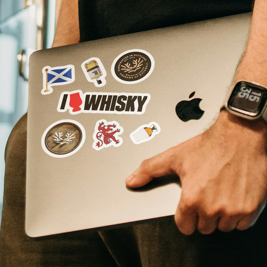 Whisky fan stickers