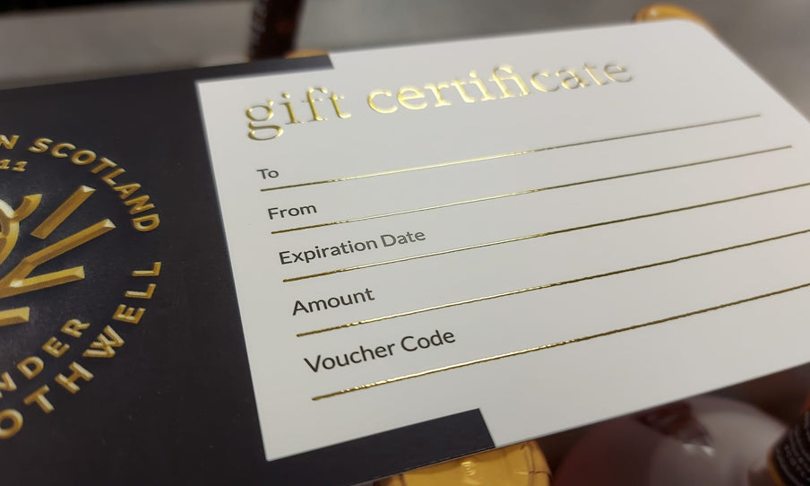 Physical Gift Certificate